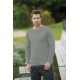 T-Shirt męski długi rękaw 180G  heather grey