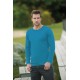 T-Shirt męski długi rękaw 180G turquoise