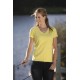 Women's V-Neck T-Shirt 180 G yellow