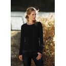  Women's Long Sleeve T-Shirt 205 black